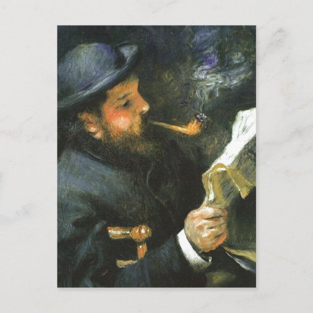 Titel: Portr?t Claude Monet K?nstler: Pierre-Augus Postcard (Front)
