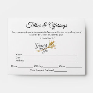 Tithes & Offering Envelopes