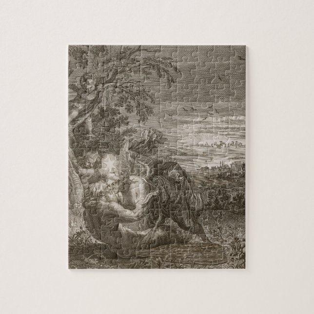 Tithonus, Aurora's Husband, Turned into a Grasshop Jigsaw Puzzle (Vertical)