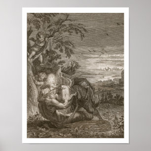 Tithonus, Aurora's Husband, Turned into a Grasshop Poster