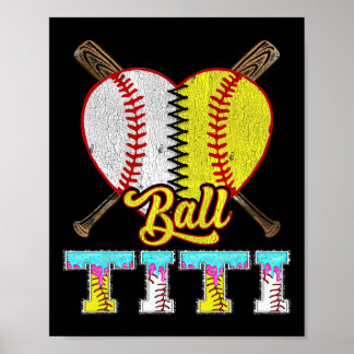 Titi Of Both Half Sell Softll Ice Cream Drip Poster