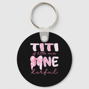 Titi Of Little Miss Onederful First Birthday Girl Key Ring