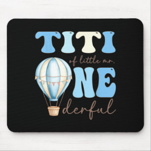 Titi of Little Mr Onederful 1st Birthday Boy Air Mouse Mat