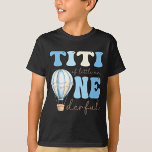 Titi of Little Mr Onederful 1st Birthday Boy Air T-Shirt