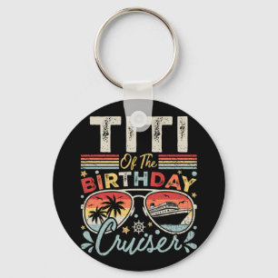 Titi of the Birthday Cruiser Vacation Circle Key Ring