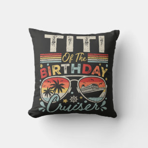 Titi of the Birthday Cruiser Vacation Cushion