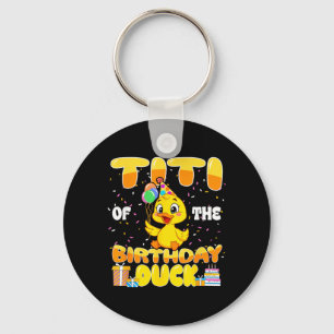 Titi of The Birthday Duck Boy Rubber Duck Bday Key Ring
