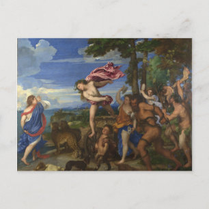 TITIAN - Bacchus and Ariadne 1522 Postcard