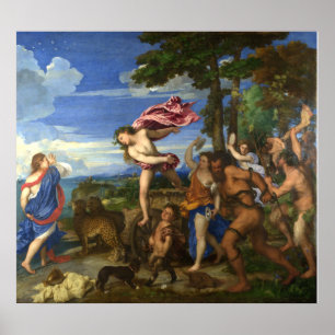 Titian Bacchus and Ariadne Poster