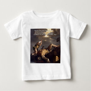 Titian Quote & David/Goliath Painting Gifts Baby T-Shirt