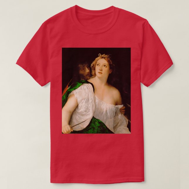 Titian Tiziano Vecelli quotTarquin and Lucretiaquo T-Shirt (Design Front)