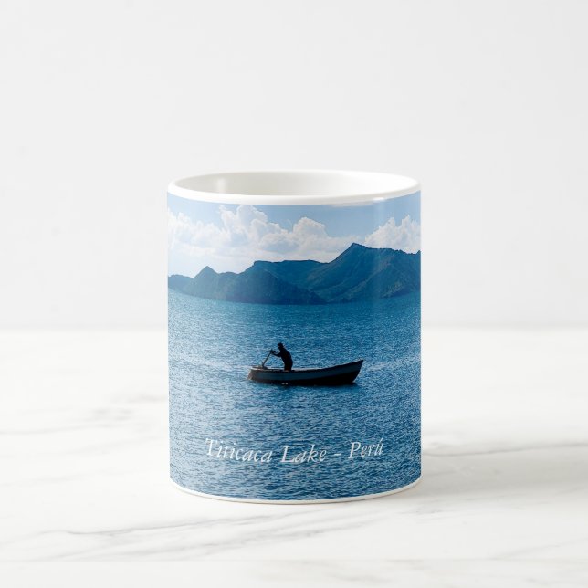 Titicaca Lake - Peru Coffee Mug (Center)