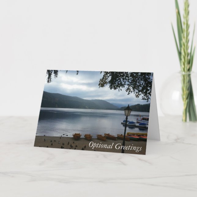 Titisee Lake Germany Greeting Card (Front)