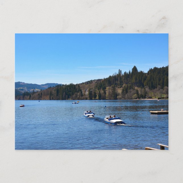 Titisee lake in the Black Forest     Postcard (Front)
