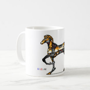 Title 00000 "Machine Horse" Coffee Mug