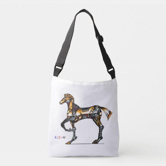 Title 00000 "Machine Horse" Crossbody Bag (Front)