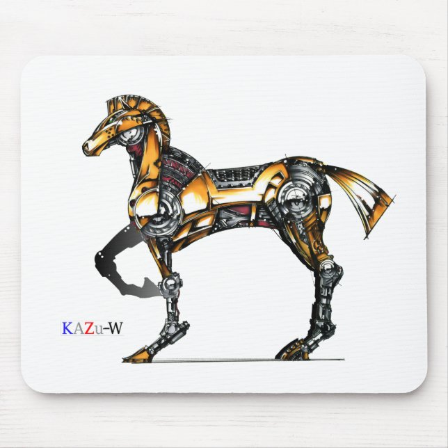 Title 00000 "Machine Horse" Mouse Mat (Front)