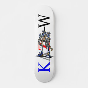 Title 00009 "Robot of Organic Details" Skateboard