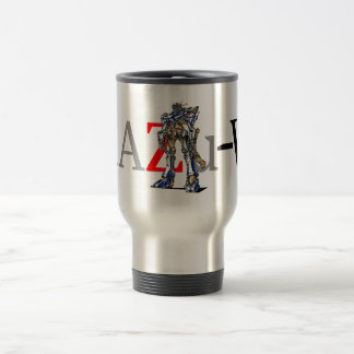 Title 00009 "Robot of Organic Details" Travel Mug