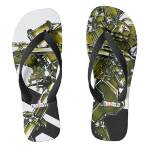 Title 00013 "Quadruped Artillery" Flip Flops