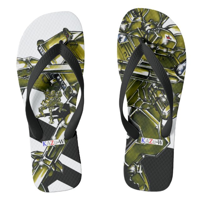 Title 00013 "Quadruped Artillery" Flip Flops (Footbed)