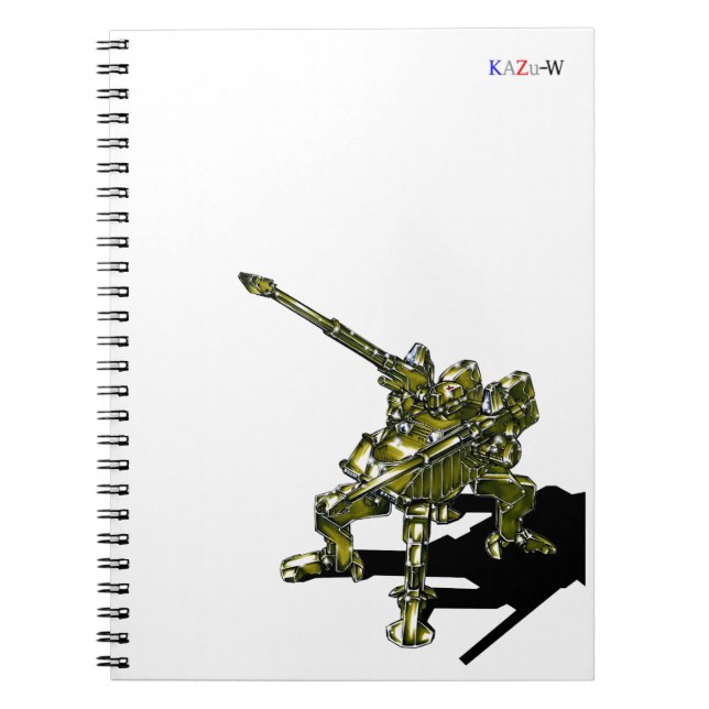 Title 00013 "Quadruped Artillery" Notebook (Front)