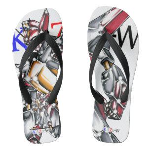 Title 00014 "The Main Character Fuselage" Flip Flops