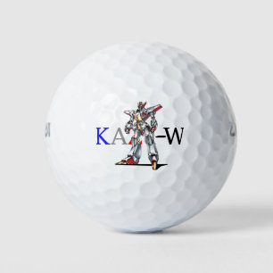 Title 00014 "The Main Character Fuselage" Golf Balls