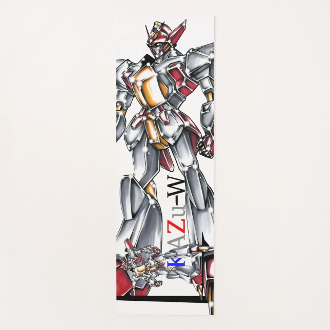 Title 00014 "The Main Character Fuselage" Yoga Mat (Front)