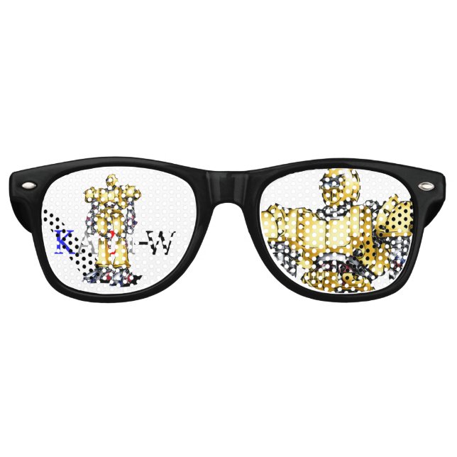 Title 00015 "Special Purpose Machine" Retro Sunglasses (Front)