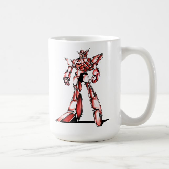 Title: 00016 "Ace Robot" Coffee Mug (Right)