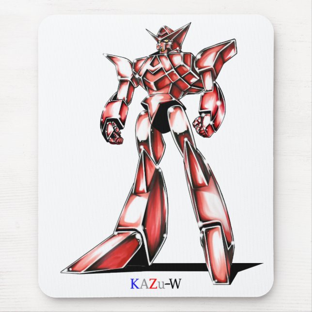 Title: 00016 "Ace Robot" Mouse Mat (Front)