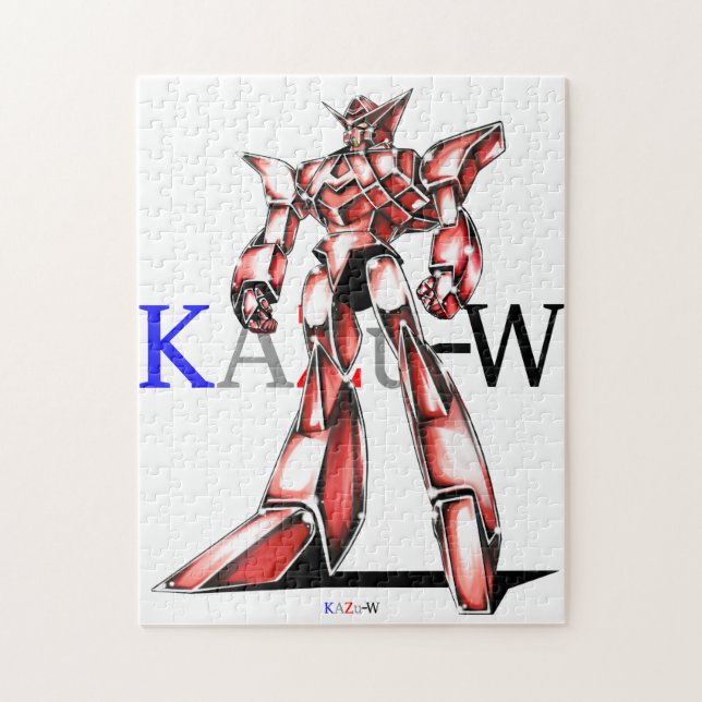 Title 00016 "Ace Robot" Pattern 1 Jigsaw Puzzle (Vertical)