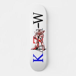 Title 00016 "Ace Robot" Pattern 2 Skateboard