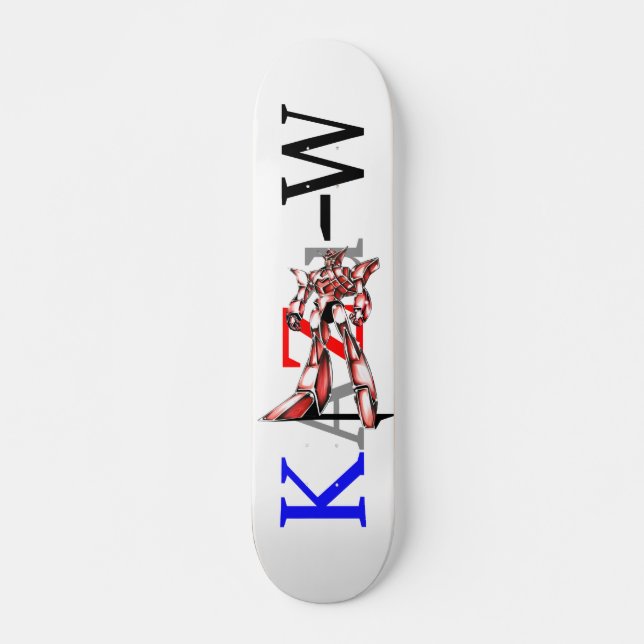 Title 00016 "Ace Robot" Pattern 2 Skateboard (Front)