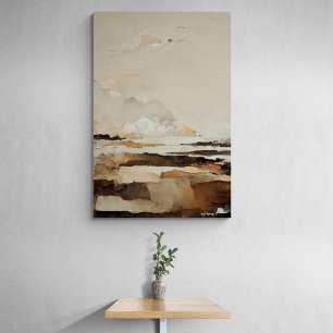 Title "Autumns Islands". Meditative landscape Canvas Print