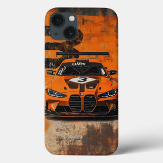 Title: BMW M4 GT3: Orange Racing Beast Art Case