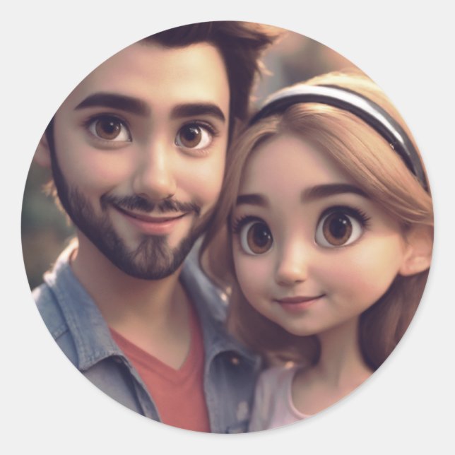 Title: Custom Round Stickers – Personalise Your St (Front)