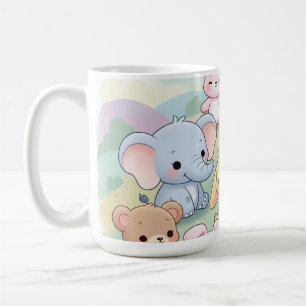 Title Cute Pastel Nursery Animal Mug ☕️