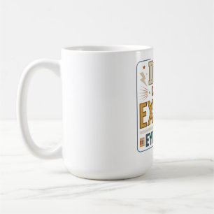Title  Dad Level Expert Eye Roller Funny Father’s  Coffee Mug