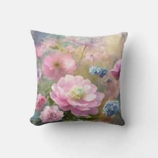 Title: "Enchanting Shabby Chic Dreamscapes: Mist P Cushion