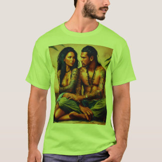 Title: "Ethereal Ink: Artistic Tattoo Design T-Shi T-Shirt