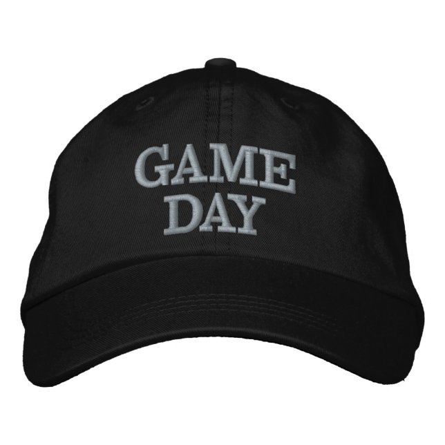 TITLE Game Day Embroidered Baseball Cap (Front)