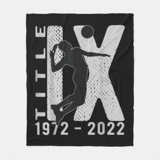 Title IX th Anniversary US Education Amendments Vo Fleece Blanket