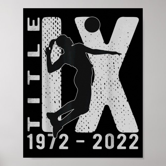 Title IX th Anniversary US Education Amendments Vo Poster (Front)