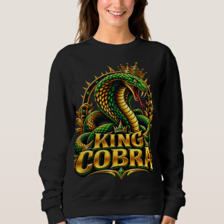 Title: King Cobra – Royal Serpent Power & Fearless Sweatshirt