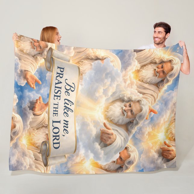 Title me praise the Lord premium fleece blanket in (In Situ)