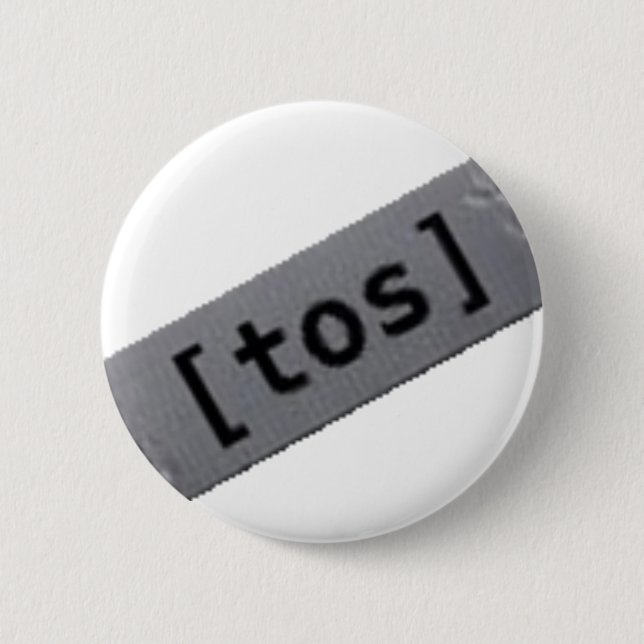 [title of show] tape 6 cm round badge (Front)