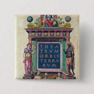 Title page, 3rd edition 'Theatrun Orbis 15 Cm Square Badge