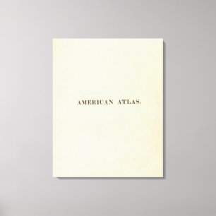 Title Page American Atlas Canvas Print